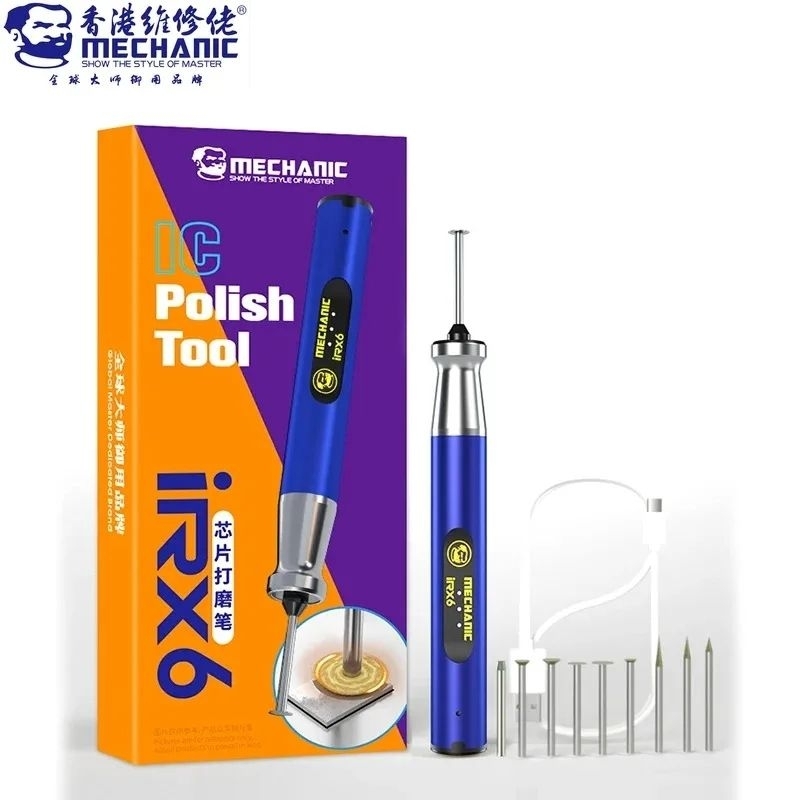 MECHANIC IR X6 Charging Wireless Small Handheld Chip polishing Pen Grinding Machine MINI Electric Ca