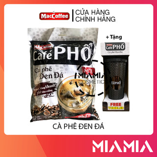 Cafe phố đen đá mac coffee chính hãng túi 35 gói
