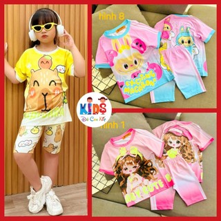 [10-23 KÝ] BỘ THUN LẠNH BÉ GÁI - ĐỒ BỘ TRẺ EM