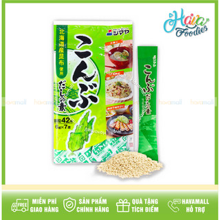 Bột Nêm Từ Rong Biển Tảo Bẹ Kombu Dashi No Moto Shimaya – (7 gói x 6g)
