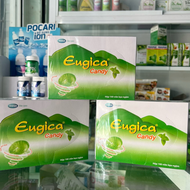 Kẹo Ngậm Eugica hộp 100 viên