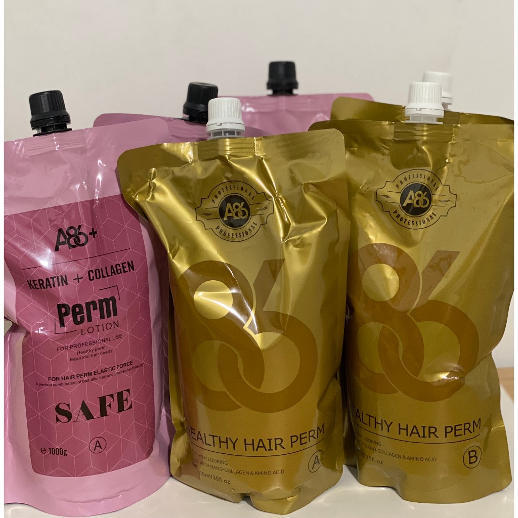 Uốn Duỗi Tóc Siêu Nhanh A86 Không Cần Canh Mềm Hóa, Trung Hòa Safe 1000ML