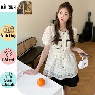 Áo bầu thời trang thiết kế công sở