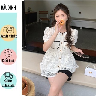 Áo bầu thời trang thiết kế công sở