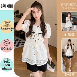 Áo bầu thời trang thiết kế công sở