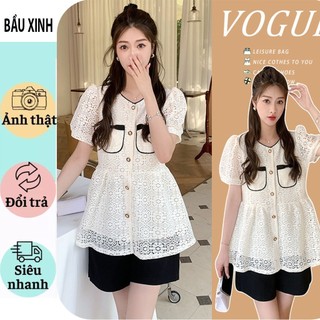 Áo bầu thời trang thiết kế công sở