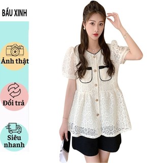 Áo bầu thời trang thiết kế công sở