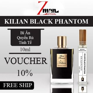 Nước hoa Unisex Kilian Black Phantom sang trọng,  bí ẩn ,quyền lực Chiết10ml