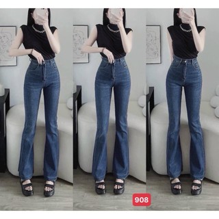 Quần jean nữ lưng cao ống ôm đứng không rách gối có quần ống loe . jeans co dãn 4 chiều nhiều mẫu mới.có bigsize.