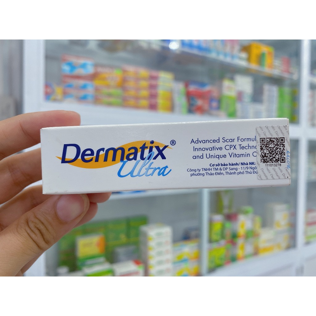 Mờ sẹo lồi với Dermatix Ultra
