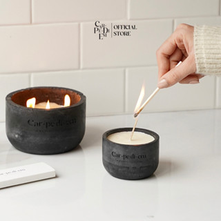 Nến thơm Mini Bowl Car pe di em thủ công cao cấp - Hũ nến xi măng - Các mùi hương dành cho gia đình, nhẹ nhàng, thanh lị