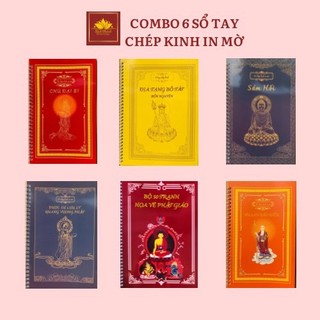 Sổ tay chép kinh địa tạng, sám hối, chú đại bi, vu lan báo hiếu, dược sư, tranh tô - tuệ tâm