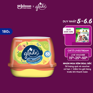  Glade Sáp Thơm Cao Cấp Hương Táo Xanh & Đào Tươi 180G | Công Thức Gốc Nước Cho Hương Thơm Kép SC Johnson