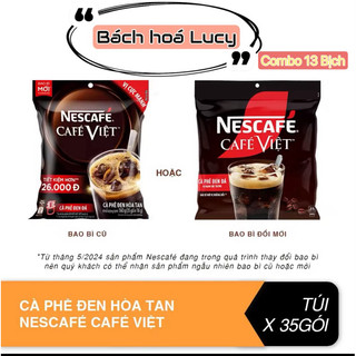 Nescafé hòa tan - combo 13 cà phê việt đen đá