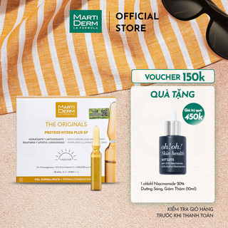 Ampoule Dưỡng Ẩm, Làm Săn Chắc & Ngừa Lão Hoá Da Ban Ngày - Martiderm The Originals Proteos Hydra Plus SP