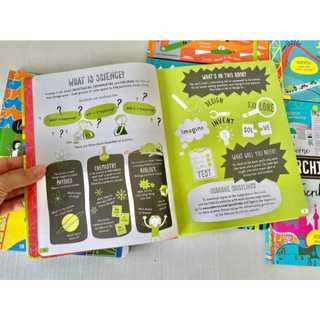[SÁCH STEM] Usborne STEM Scribble Book - 6 Books| Bản Nhập Khẩu