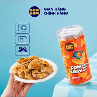 Cơm cháy khô gà 300g Dumbum đồ ăn vặt Hà Nội vừa ngon vừa rẻ