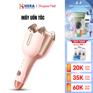 Máy Làm Tóc, Máy Uốn Tóc Xoăn Sóng Nước Hippie GODWELL Size 33mm, Chất Liệu Gốm Sứ Bảo Vệ Tóc Chống Bỏng Tay