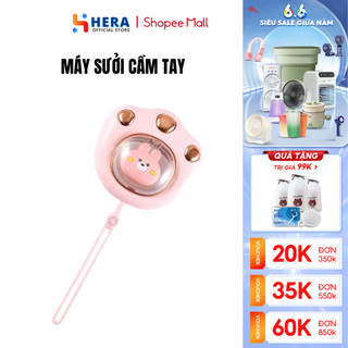 Máy Sưởi Ấm Mini Cầm Tay Đa Năng HERA Hình Chân Mèo Pin Sạc 2400Mah 4 Tiếng Sử Dụng Máy Sưởi Cầm Tay Tích Điện Nhỏ Gọn