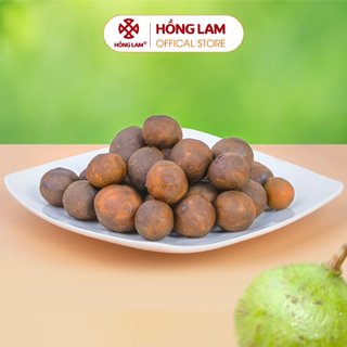 Ô mai (xí muội) sấu non Hồng Lam, gói (200gr, 300gr, 500gr), túi zip (100gr). Có vị chua, ngọt, giòn hộp