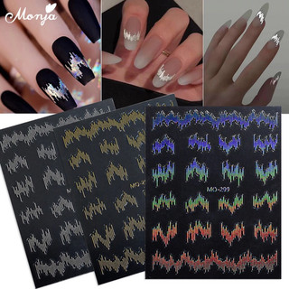Sticker phản quang 5d hót hít 2024 / Sticker phản quang 5d 3 màu vàng bạc bảy màu