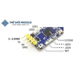 Module ZIGBEE CC2530 UART TTL 2.4G