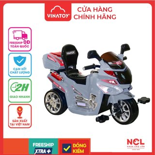 Xe 3 Bánh Trẻ Em Vinatoy Nhựa Chợ Lớn Mega Motor - M1817-X3B cho bé từ 2 đến 4 tuổi