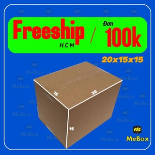 20x15x15 hộp carton đóng hàng