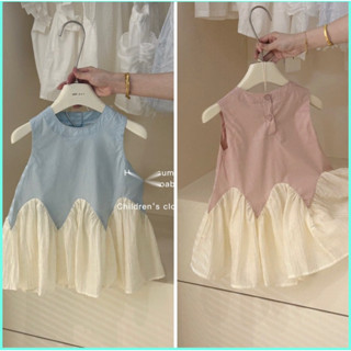 váy bé gái nhà tú  baby kids cho bé từ 9kg-38kg với chất liệu thô nến phối với tơ tằm gân