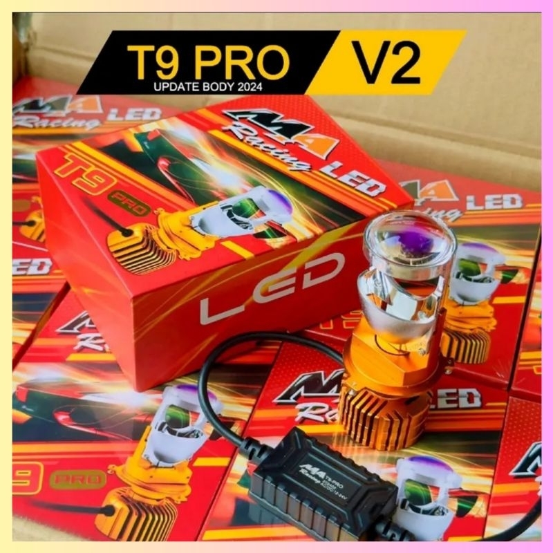 Pha led bi cầu mini T9 MA Racing.