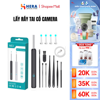 Dụng cụ lấy ráy tai GODWELL gắn camera nội soi đa năng hình ảnh sắc nét bảo hành 12 tháng