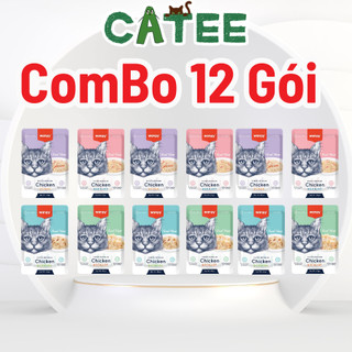Pate cho mèo wanpy premium thịt gà & hải sản 85g