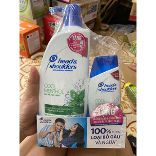 Dầu gội head & shoulders chai 850 ml tặng dầu gội bé 170ml