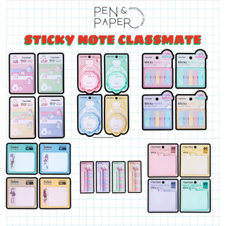 Giấy note classmate, sticky note cute tông màu pastel, giấy ghi chú, ghi nhớ tiện lợi