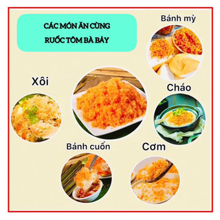 {200g-500g}{ SIÊU NGON-GIÁ TIẾT KIỆM}{Mua 1 hộp 500g tặng 50g ruốc tôm} Ruốc Bề Bề thịt- RUỐC BÀ BẢY QUẢNG NINH