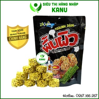 [Lốc 12 gói] Snack mì tôm viên mix rong biển vị gà cay siêu ngon, mì ăn liền trẻ em ăn vặt ngon rẻ