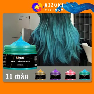 Sáp vuốt tóc tạo kiểu đổi màu tóc tạm thời Ugami hàng cao cấp không gây khô cứng tóc tạo nếp tự nhiên hộp to 100g