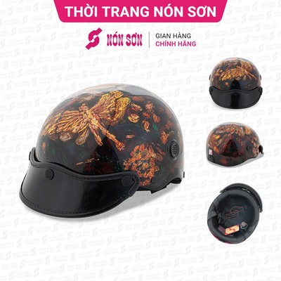 Mũ bảo hiểm lỗ thông gió phiên bản mới NÓN SƠN chính hãng SM-ĐN117
