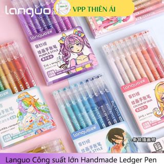 [Chính hãng Languo] Set 9 bút gel mực Morandi nhiều màu - màu sắc tươi xinh - VPP THIÊN ÁI TA009