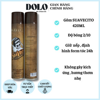 Gôm Xịt Tóc Tạo Kiểu SUAVECITO Weilaiya , giữ form tóc định hình kiểu tóc trọng lượng 420ML