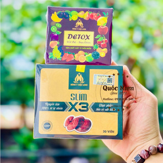 Giảm cân Đông Y Mộc Linh X3 chính hãng (tặng detox)
