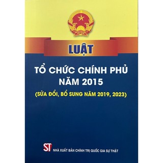 Sách - luật tổ chức chính phủ
