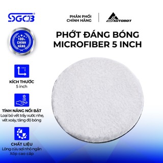 Phớt Đánh Bóng Xóa Xước Sợi Micorofiber Xe Ô Tô và Mô Tô SGCB 5 INCH/125mm SGGA041