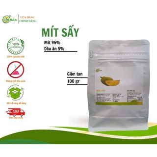 100g Mít Thái Sấy Giòn nguyên cánh, túi sang trọng 100g.