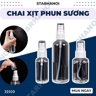 Lọ xịt phun sương starhanoi chai chiết mỹ phẩm nước rửa tay đi du lịch