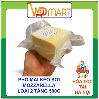 PHÔ MAI MOZZARELLA 500G/ TÚI KÉO SỢI