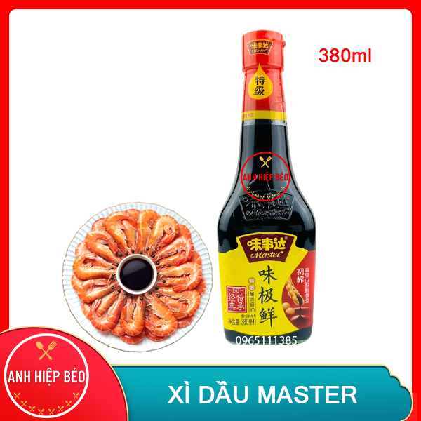 Xì Dầu Master 380ml - Xì dầu ngon
