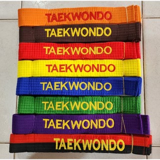 Đai Màu Taekwondo, Đai Tập Võ, Đai Võ Thuật Taekwondo Cho Võ Sinh