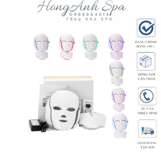 Đèn Mặt Nạ Ánh Sáng Sinh Học 7 Màu Bioled Có Cổ