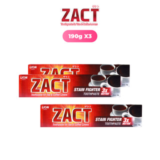 Combo 3 kem đánh răng zact 190g - siêu phẩm trắng răng